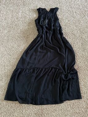 NWT Black Sheer Maxi Dress